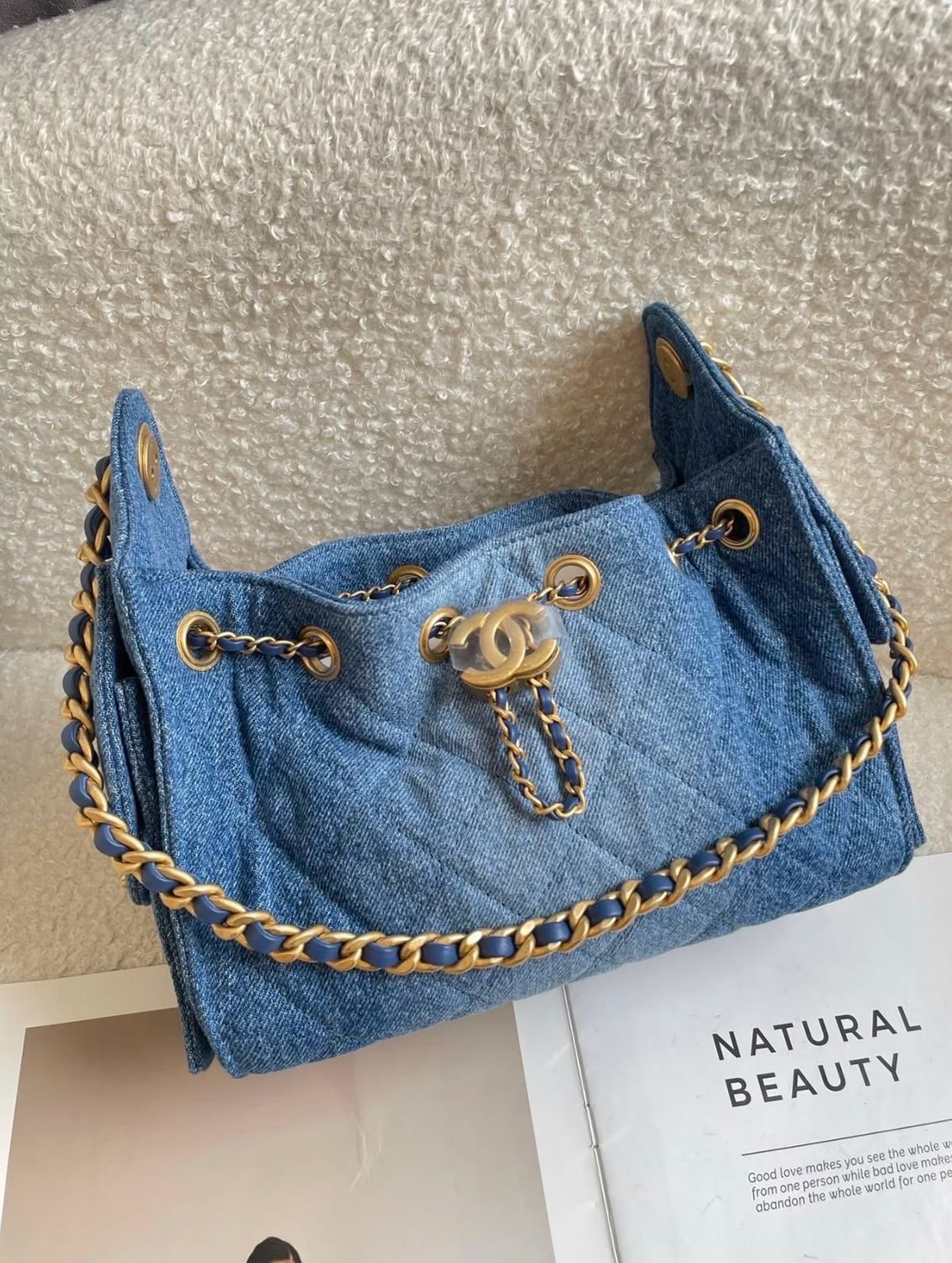 Borsa cc sacca jeans piccola