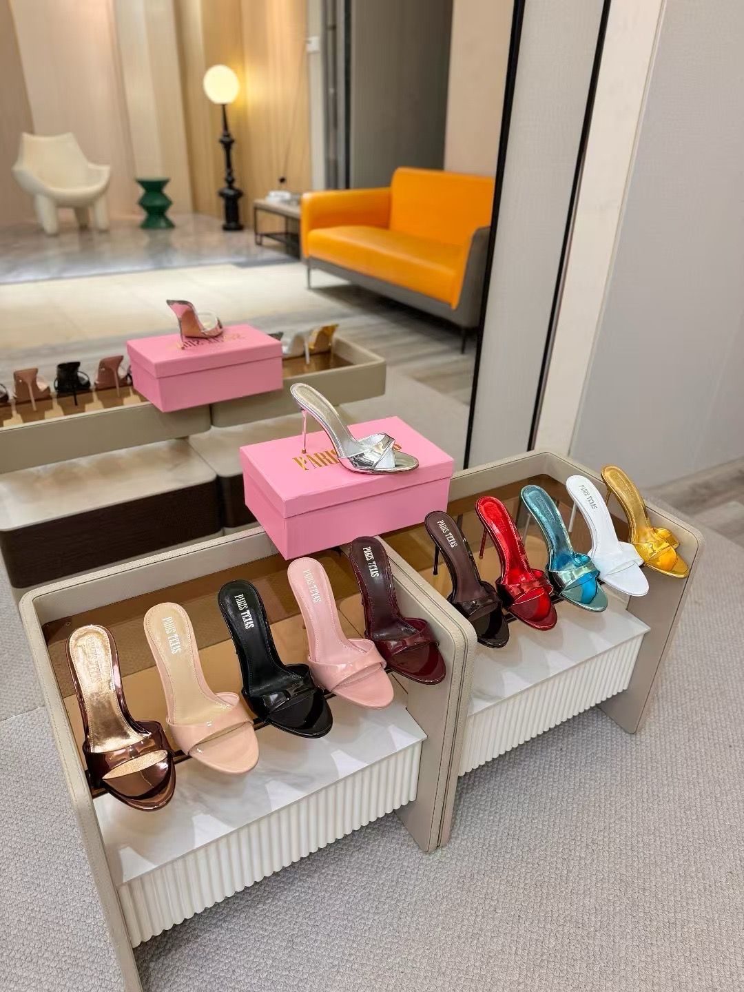 Scarpe tacco Paris Texas