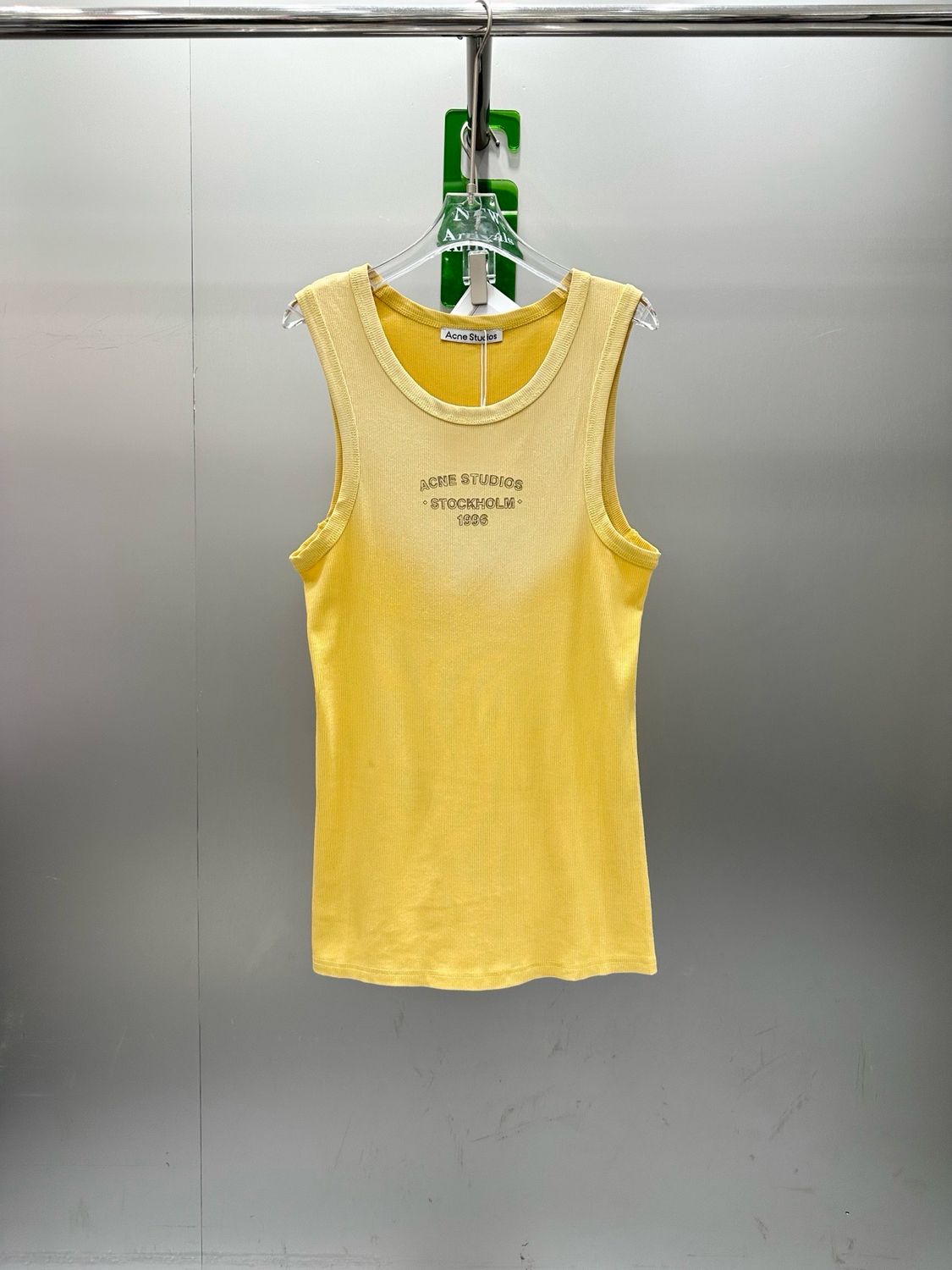 Canotta Acne giallo/blu