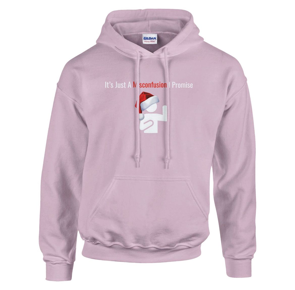 It’s Just A Misconfusion I promise Christmas Pink Hoodie (Limited Edition!) [$35.99]