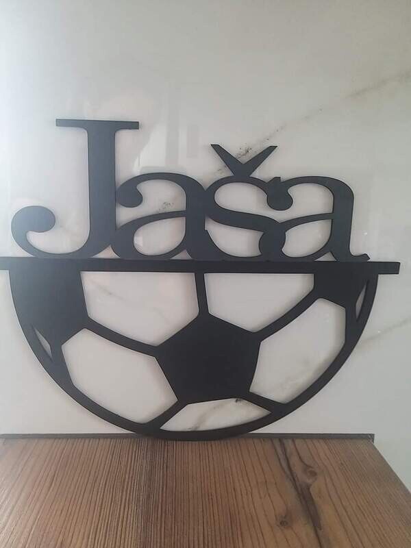 Nogometna žoga z imenom