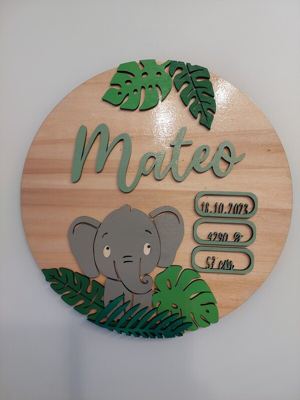 Darilo ob rojstvu "slonček"