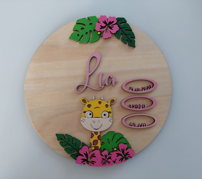 Darilo ob rojstvu "žirafa"