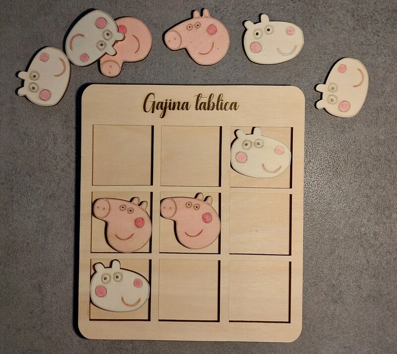 Pujsa pepa - tri v vrsto