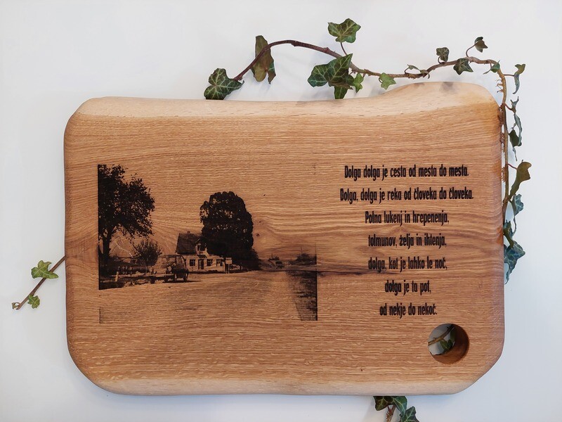 Lesena hrastova deska