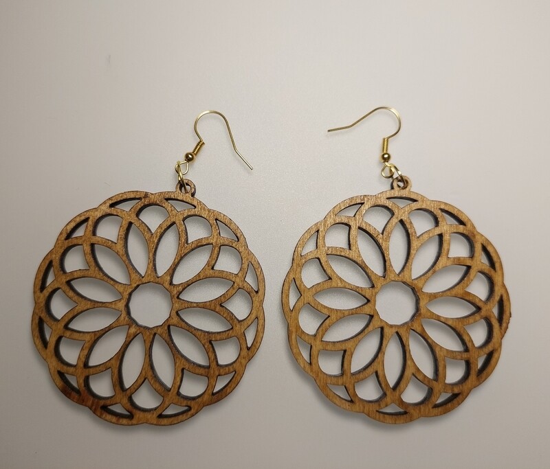 Mandala-viseči uhani