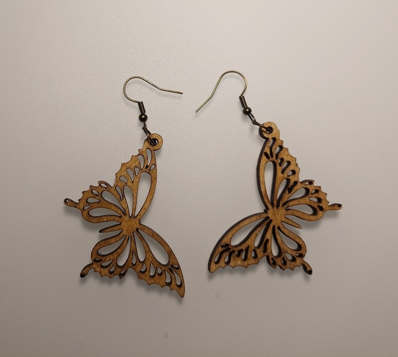 Viseči uhani-metulj