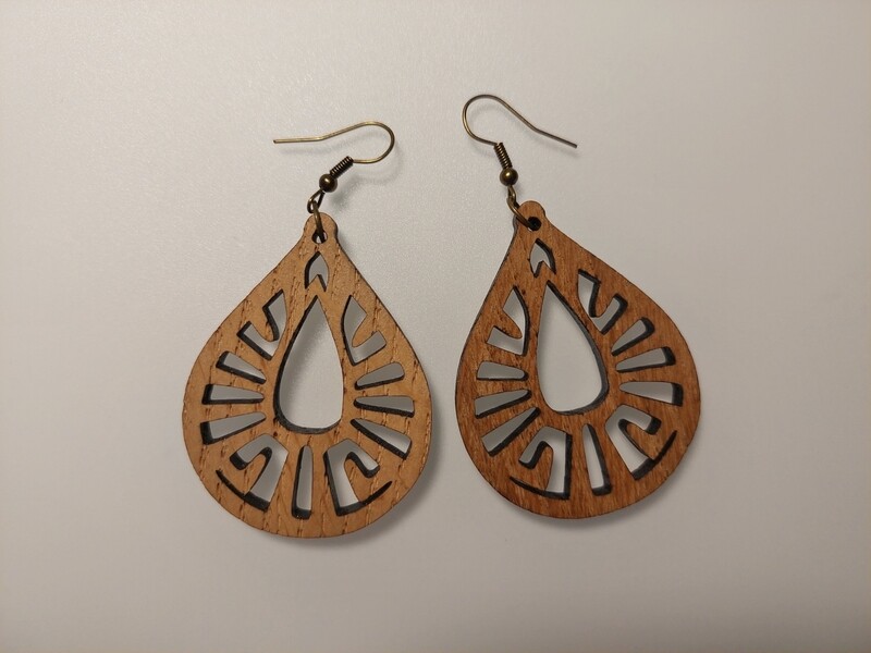 hrastovi uhani-kapljica