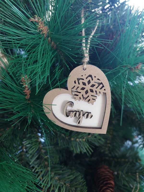 Božični okrasek z imenom