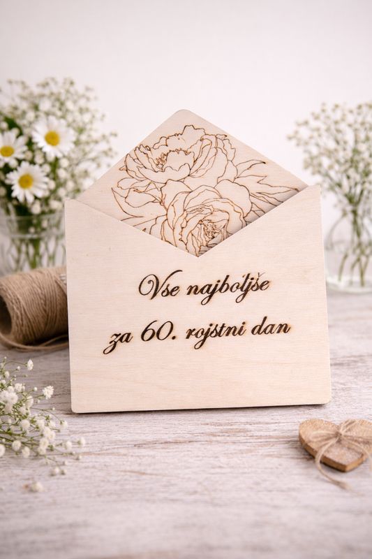 Darilna kuverta za denar ali bon