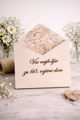 Darilna kuverta za denar ali bon