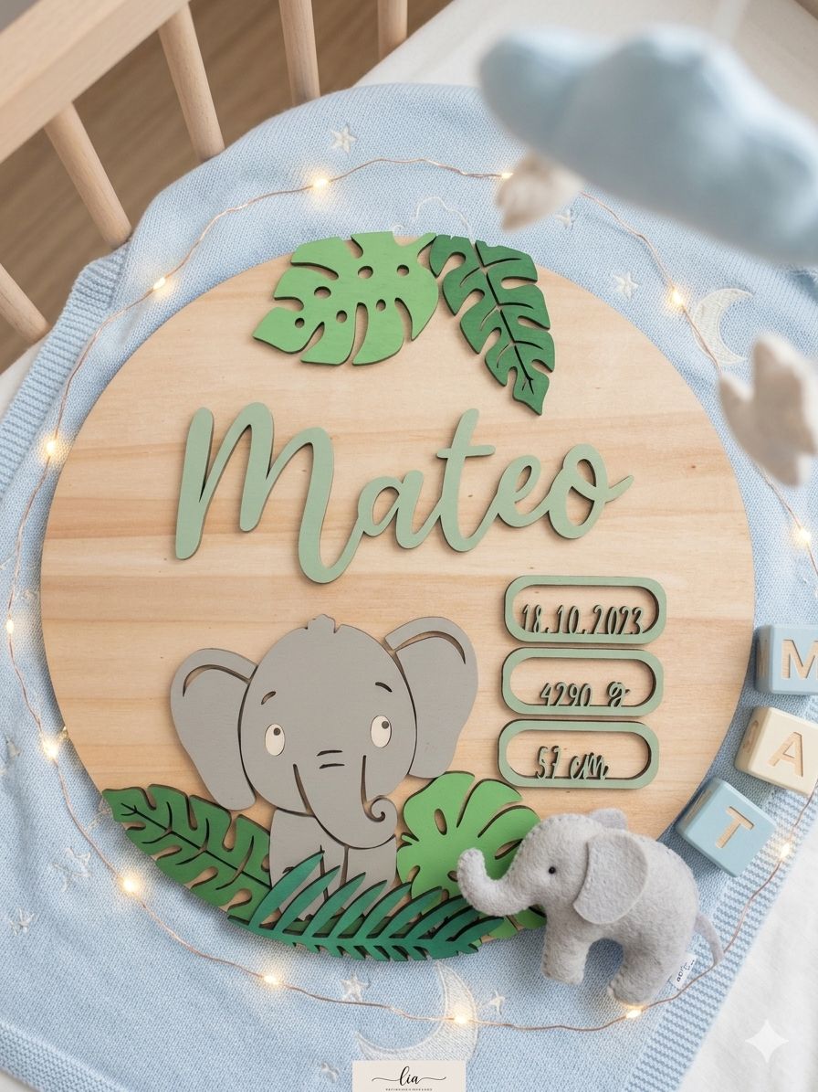 Darilo ob rojstvu "slonček"