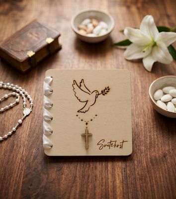 Voščilnica za birmo, krst, obhajilo