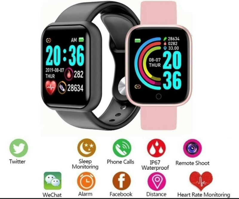 Smart fitness and waterproof watch