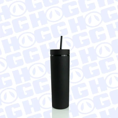 22OZ MATTE SKINNY TUMBLER Black