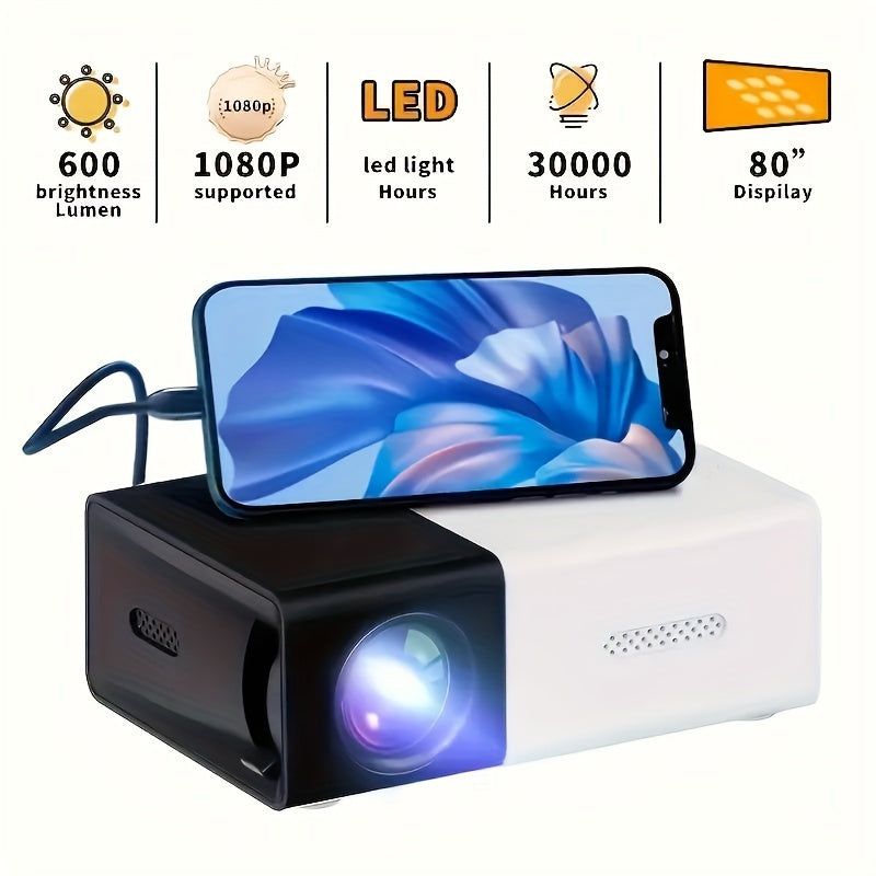 IWEEGA HD Mini Bärbar Projektor