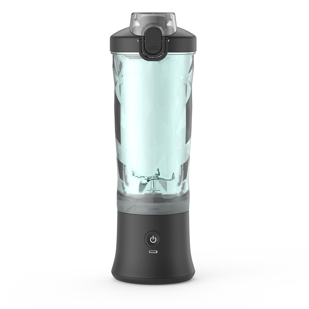 Bärbar Smoothiemixer med 6blad, Color: Black, Electrical outlet: USB