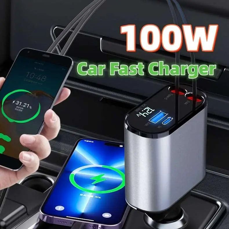 Ultra-Fast Car Charger: Power Up Your Devices on the Go!