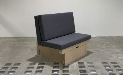Banquette clic-clac classique seul (120cm)