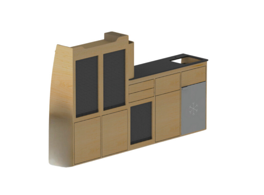 meuble latéral gauche  L1 VITO