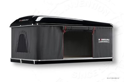 AUTOHOME Tente de toit à coque rigide MAGGIOLINA Airlander Plus - X-Long - Black Storm