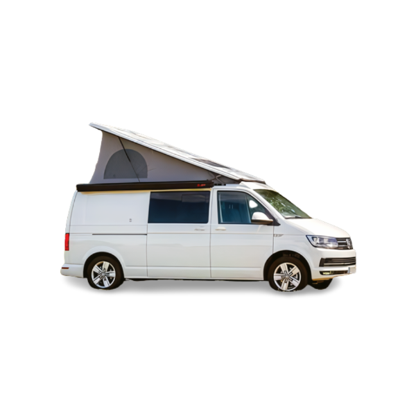 Pack latéral droite L2H1 Banquette lit peigne avec toit relevable empattement long avec déport de climatisation T5/T6/T6.1