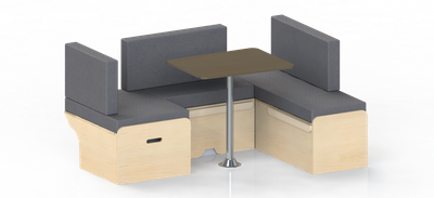 Banquette latéral droit U seul