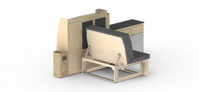 Pack Latéral Gauche L2H1 banquette clic clac surf