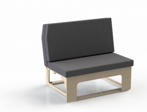 Banquette clic-clac surf seul (140cm)