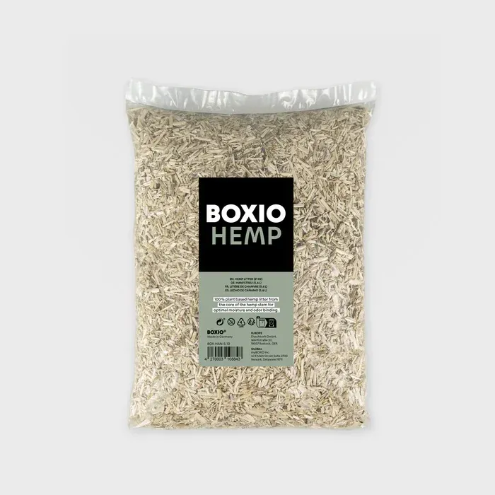BOXIO - LITIÈRE DE CHANVRE 5,6 L BOXIO - LITIÈRE DE CHANVRE 5,6 L