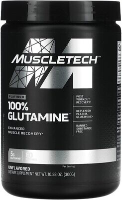 Glutamina Platinum Muscletech 60 servicios