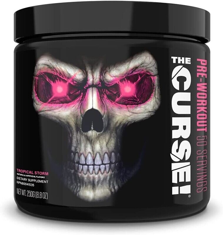 Pre entreno JNX SPORTS The Curse! Energía y enfoque, flujo sanguíneo mejorado 30 servi