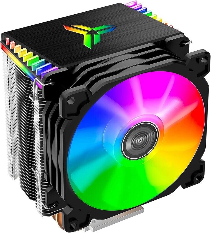 Enfriador de aire de CPU, 4 tubos de calor, ventilador de CPU RGB