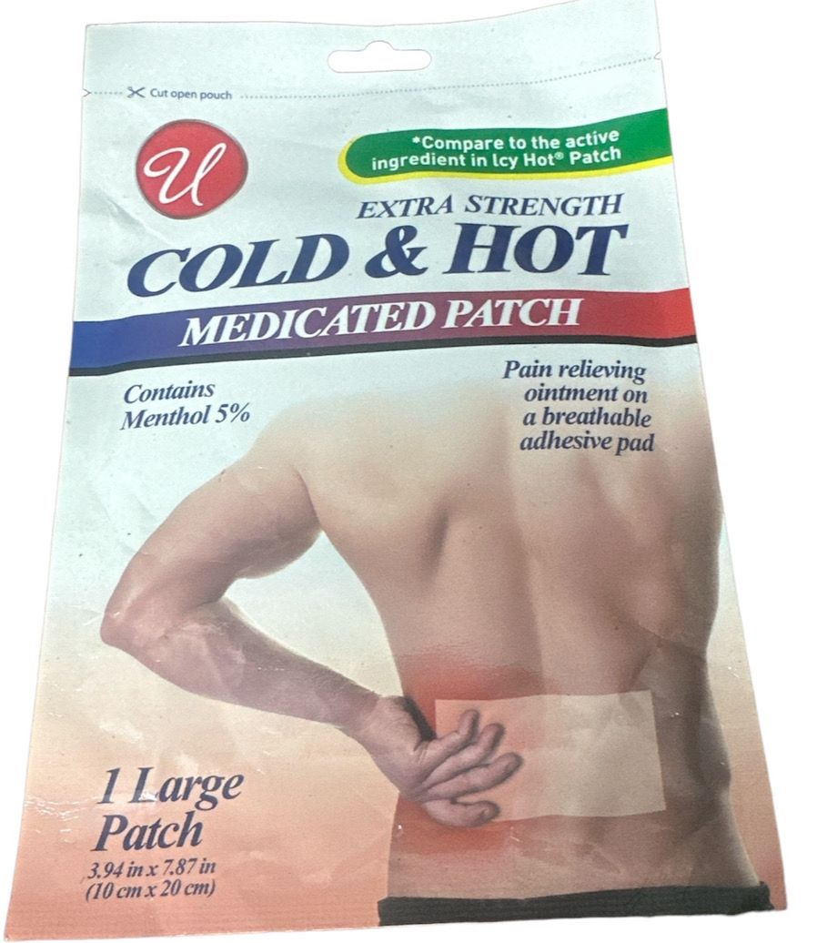 Parche Extra Fuerte Para Los Dolores Caliente Y Frio