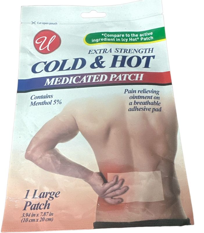 Parche Extra Fuerte Para Los Dolores Caliente Y Frio