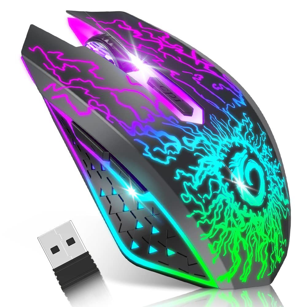 Mouse Gaming mouse RGB , DPI , Bateria de Lithium