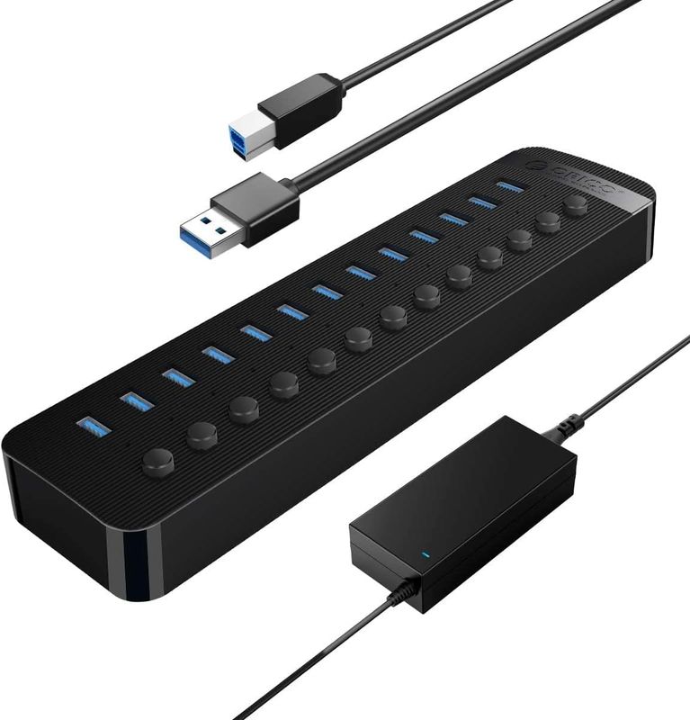 Hub Orico de 13 Puertos USB 3.0+ Mas Transformador