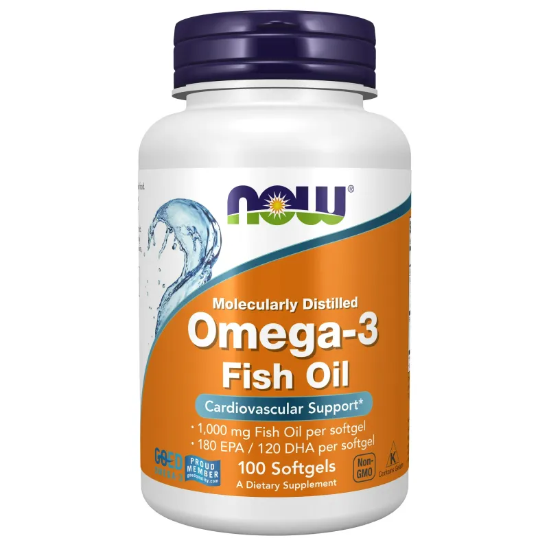 Omega 3 Now de 100 tabletas de 1000MG