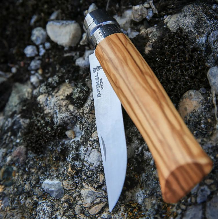 Opinel Olive wood pocket knife