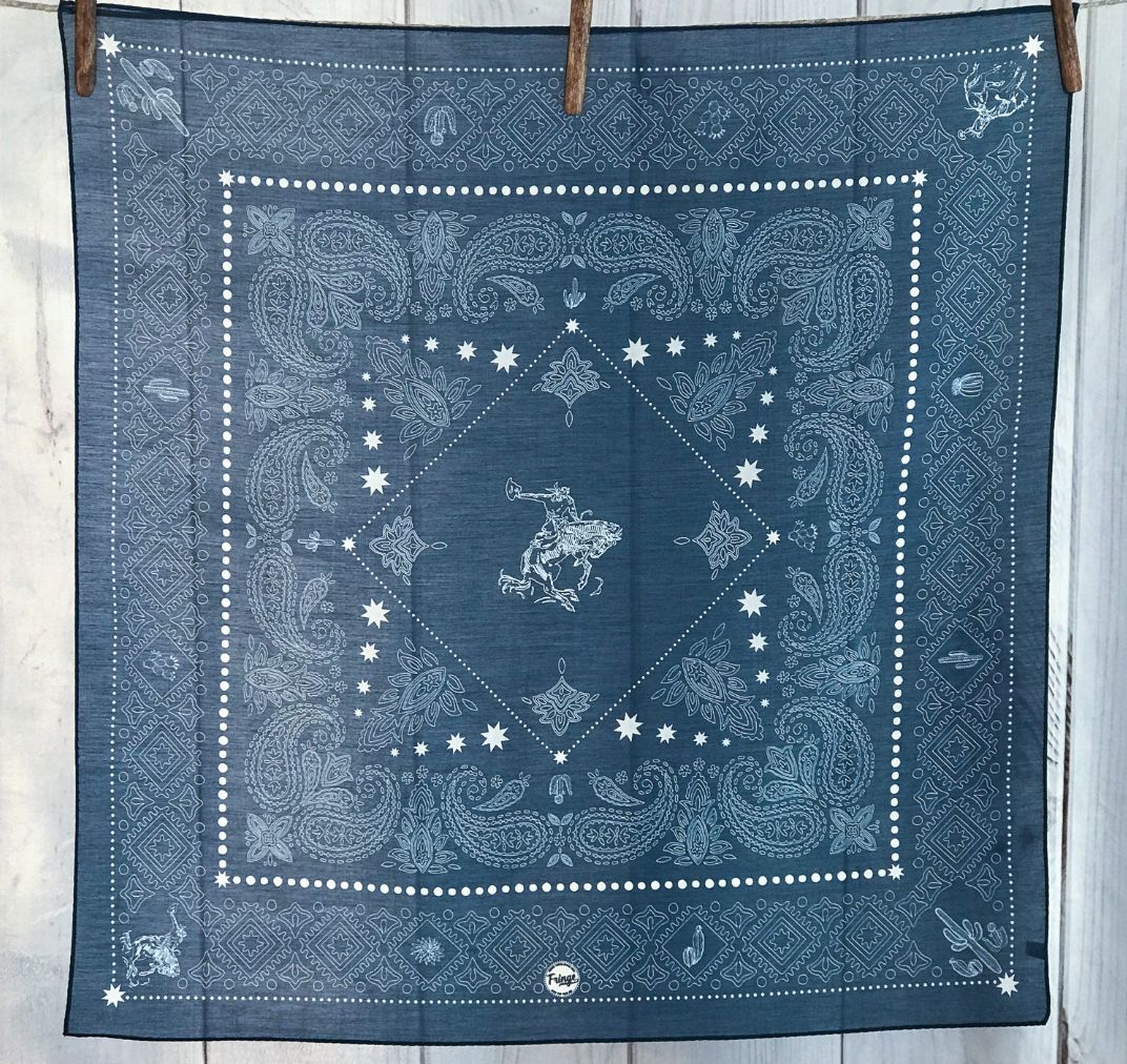 Bandito Bandana Cotton &amp; Silk, Design: Bandito Navy
