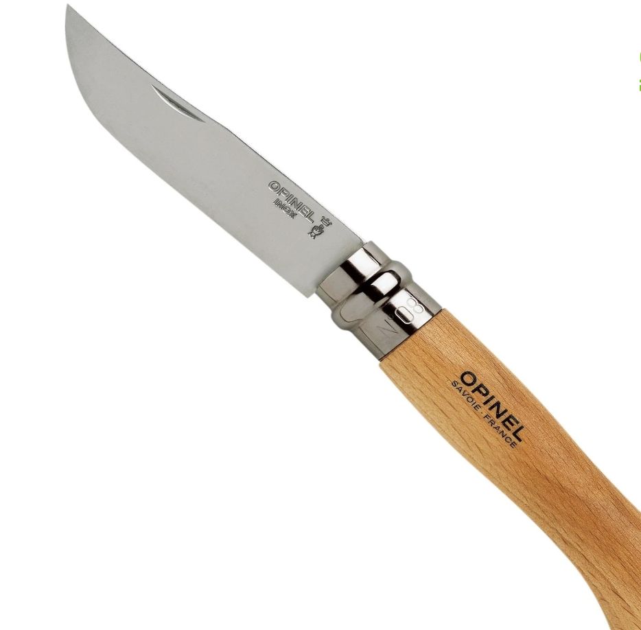 Opinel  N° 8 Folding Knife Natural