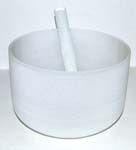 8&quot; Off White Crystal Singing Bowl