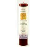 Courage Reiki Charged pillar candle