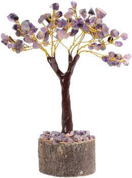 Amethyst gemstone tree 160 beads