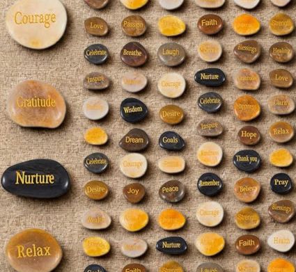 Engraved Inspirational Stones