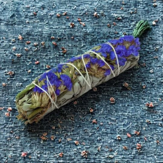 Assorted Smudge Stick Displayer, Scent: Blue Sinuata