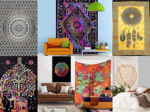 40x30 Assorted Cotton Mandala Tapestry