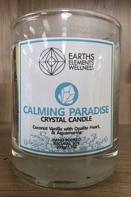 Crystal Candle - Calming Paradise