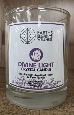 Crystal Candle -  Divine Light