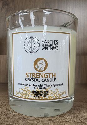 Crystal Candle - Strength